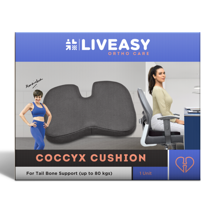 Buy original Liveasy Ortho care Coccyx cushion – Universal for Rs