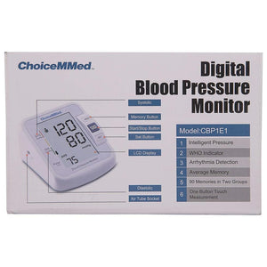 Blood Pressure (BP) Checker/Machine/Monitor by ChoiceMMed at Supply This | ChoiceMMed Arm Type Blood Pressure BP Monitor/Apparatus - CBP1E1
