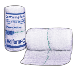 Crepe, Compression & Adhesive Bandages by Datt Mediproducts at Supply This | Datt Velform C Conforming Retention Bandage