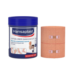 Crepe, Compression & Adhesive Bandages by Hansaplast at Supply This | Hansaplast Cotton Crepe Bandage (6 cm)