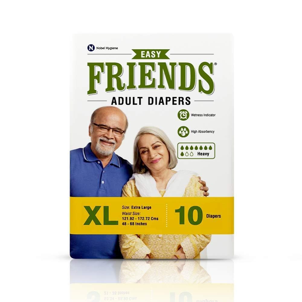 Buy original Friends Easy Adult Diapers (Extra Large) for Rs. 369.60