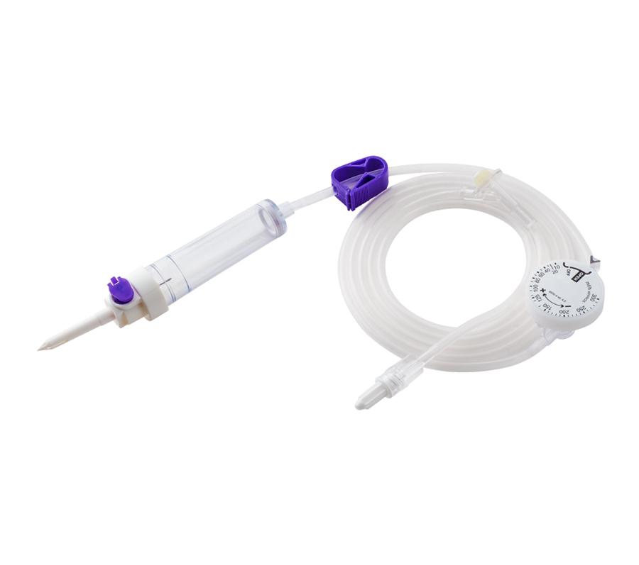 Plastic IV Infusion Set Micro Drip With Dial Flow Regulator for Hospital at  Rs 52 in Ahmedabad