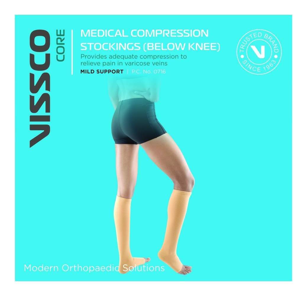 Vissco Medical Below Knee Compression Stockings (Small)