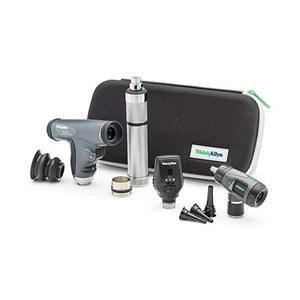 Otoscopes by Hillrom Welch Allyn at Supply This | Hillrom Welch Allyn MacroView 3.5V Halogen HPX Fiber-Optic Otoscope with Nickel Cadmium Handle