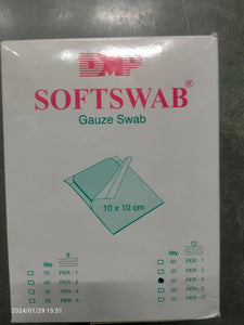 Datt Softswab Sterile Gauze Swabs with X ray Line 5s