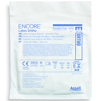 Surgical Gloves by Ansell at Supply This | Ansell Encore Latex Ortho Powder Free Surgical Gloves (7.0)