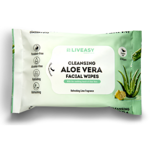 Patient Hygiene Kits by LivEasy at Supply This | Liveasy Essentials Aloe Vera Face Wipes - 20 pcs