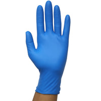 Examination Gloves/Exam Gloves by Ansell at Supply This | Ansell Micro Touch Royal Blue Powder Free Nitrile Examination Gloves (Large)