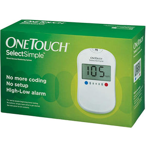 Glucometer / Blood Sugar Testing Machine by One Touch - Johnson & Johnson at Supply This | One Touch Select Simple Glucometer with 10 Free Strips