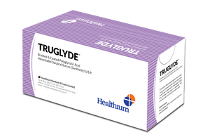 Surgical Sutures by Healthium - Sutures India at Supply This | Healthium (Sutures India) Truglyde, code SN 2512A, size 1-0, length 45 cm, needle 1/2 Circle Taper Cutting, needle length 30 mm, box of 12