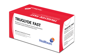 Surgical Sutures by Healthium - Sutures India at Supply This | Healthium (Sutures India) Truglyde Fast, code SN 2735A FAST, size 3-0, length 45 cm, needle 1/2 Circle Cutting, needle length 22 mm, box of 12