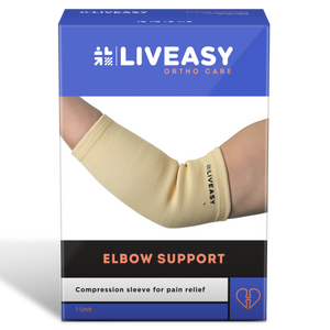 Crepe, Compression & Adhesive Bandages by LivEasy at Supply This | LivEasy Ortho Care Elbow Support