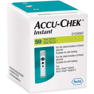 Glucometer / Blood Sugar Testing Strips & Lancets by Accu-Chek (Roche) at Supply This | Accu-Chek Instant Testing Strips - Pack of 50