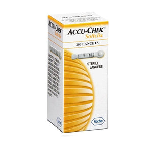 Glucometer / Blood Sugar Testing Strips & Lancets by Accu-Chek (Roche) at Supply This | Accu-Chek Softclix Lancets - Pack of 200s