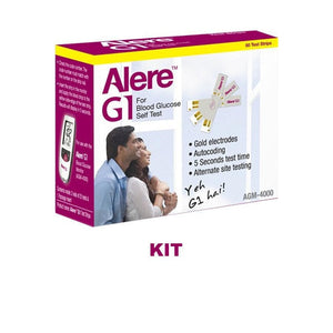 Glucometer / Blood Sugar Testing Machine by Alere Medical at Supply This | Alere G1 Blood Glucometer Kit