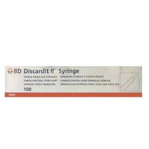 Syringe with Needle by Becton Dickinson (BD) at Supply This | Becton Dickinson BD Discardit II Syringe with Needle (20ml)