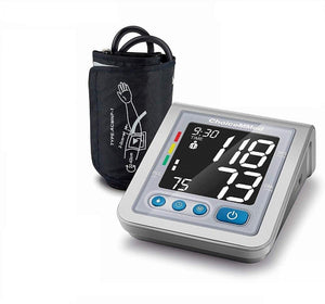 Blood Pressure (BP) Checker/Machine/Monitor by ChoiceMMed at Supply This | ChoiceMMed Arm Type Deluxe Blood Pressure BP Monitor/Apparatus - CBP1K2