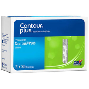 Glucometer / Blood Sugar Testing Strips & Lancets by Contour Plus at Supply This | Contour Plus Testing Strips - Pack of 50