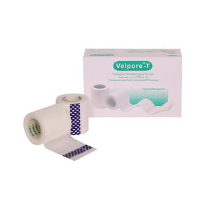 Surgical and Medical Tapes by Datt Mediproducts at Supply This | Datt Velpore-T Transparent Perforated PolyethylenePE Surgical Tape
