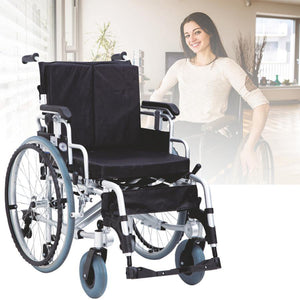 Wheelchair by Easycare at Supply This | Easycare Aluminum Wheelchair with Foldable Backrest - EC956LAQ