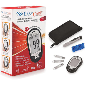 Glucometer / Blood Sugar Testing Machine by Easycare at Supply This | Easycare Blood Glucose Monitor Kit - EC5904
