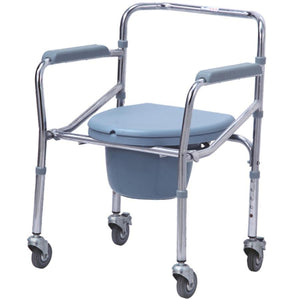 Bathroom Aids & Safety by Easycare at Supply This | Easycare Lightweight Steel Commode & Shower Chair with Lid - EC696