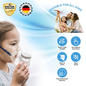 Nebulizer by Easycare at Supply This | Easycare Portable Mesh Nebulizer - EC7101