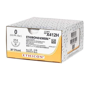 Ethicon Ethibond Excel Polyester Sutures by Ethicon Sutures - J&J at Supply This | Ethibond Sutures USP 4-0, 1/4 Circle Spatulated Ethalloy Double Needle