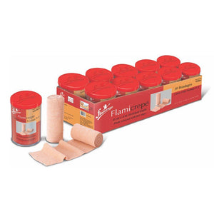 Crepe, Compression & Adhesive Bandages by Flamingo at Supply This | Flamingo Flamicrepe Cotton Crepe Bandage