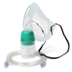 Nebulizer Cup & Mask Set by Intersurgical at Supply This | Intersurgical Cirrus 2 Nebulizer Cup with Ecolite Mask Set