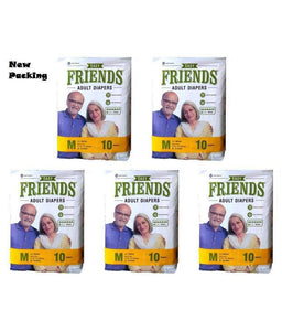 Adult Diapers by Nobel Hygiene at Supply This | Friends Easy Adult Diapers, 5 Pack (Medium)