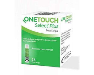 Glucometer / Blood Sugar Testing Strips & Lancets by One Touch - Johnson & Johnson at Supply This | One Touch Select Plus Strips (Pack of 25)