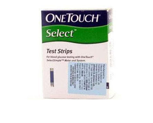 Glucometer / Blood Sugar Testing Strips & Lancets by One Touch - Johnson & Johnson at Supply This | One Touch Select Strips (Pack of 10)