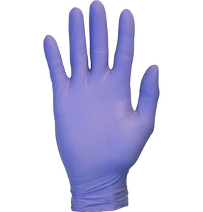 Examination Gloves/Exam Gloves by Romsons at Supply This | Nitri Pro Purple Nitrile Gloves-Non Sterile Powder Free (Large)