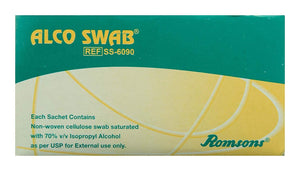 Alcohol Swabs and Wipes by Romsons at Supply This | Romsons Alcohol Swab