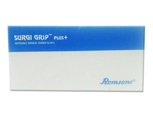 Surgical Gloves by Romsons at Supply This | Surgi Grip Sterile Latex Powdered Surgical Gloves, 50 Pairs (8)