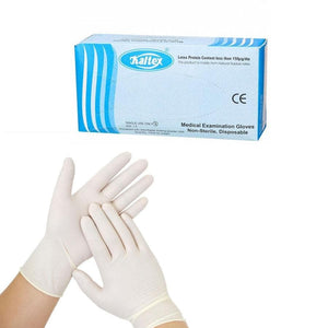 Examination Gloves/Exam Gloves by Surgicare (Kanam Latex) at Supply This | Kaltex Non Sterile Powdered Latex Examination Gloves (Large)